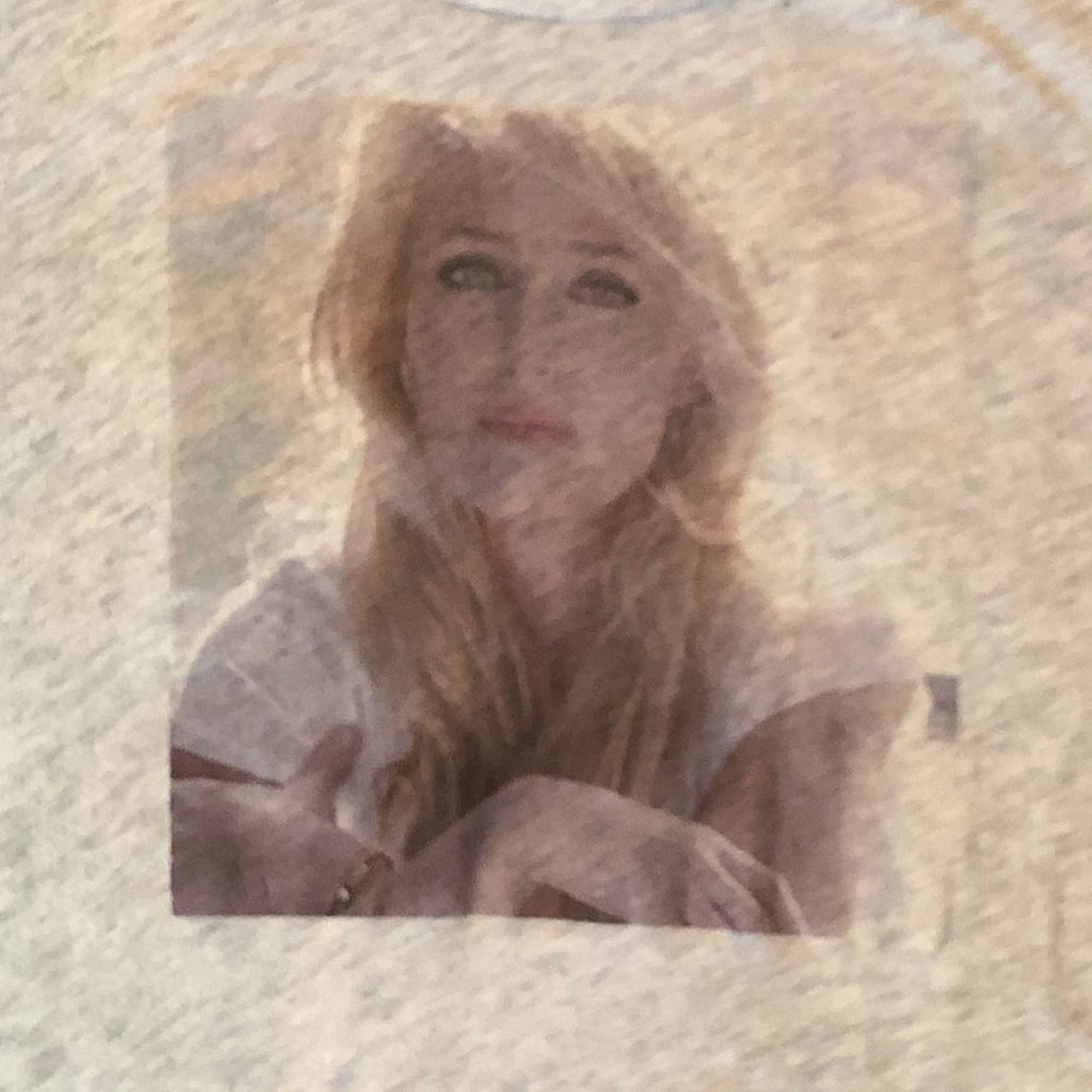 Gillian Anderson X-Files Light Grey T SzS